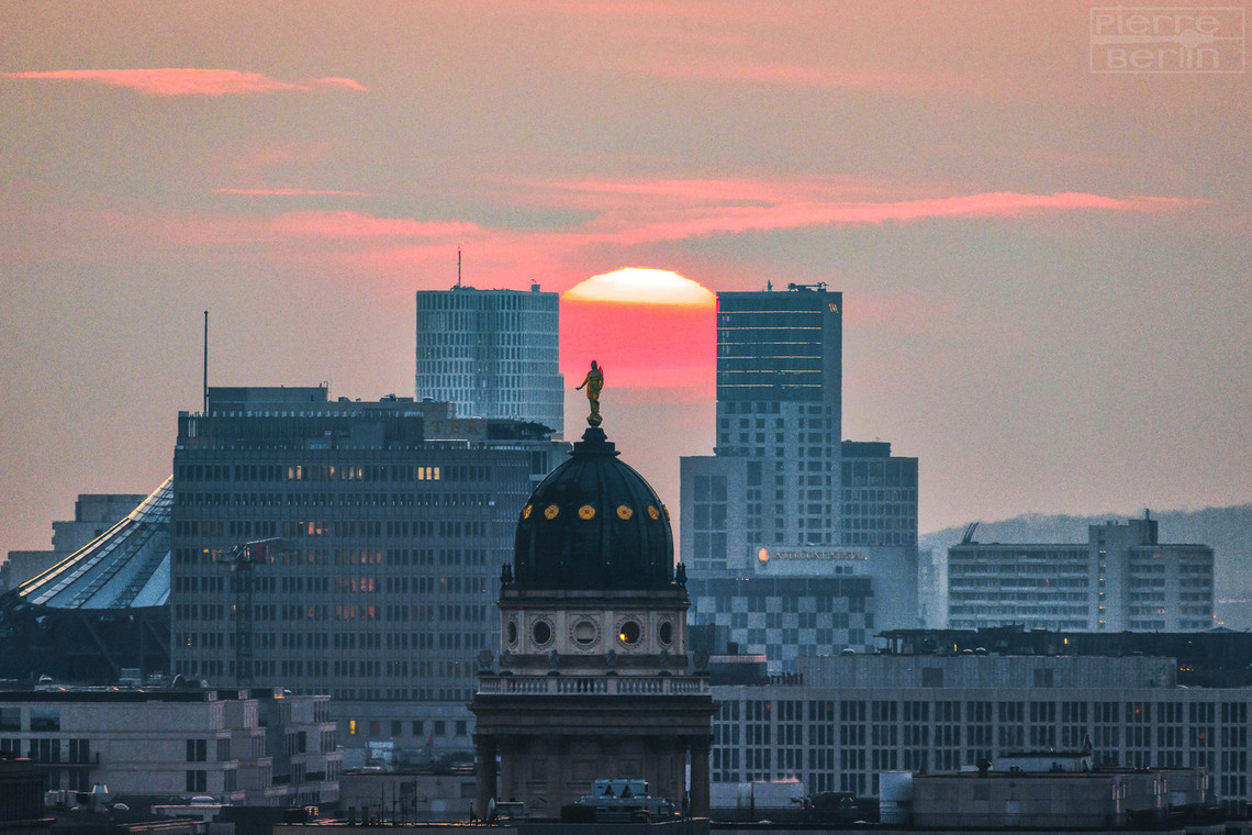 Sunset with superzoom