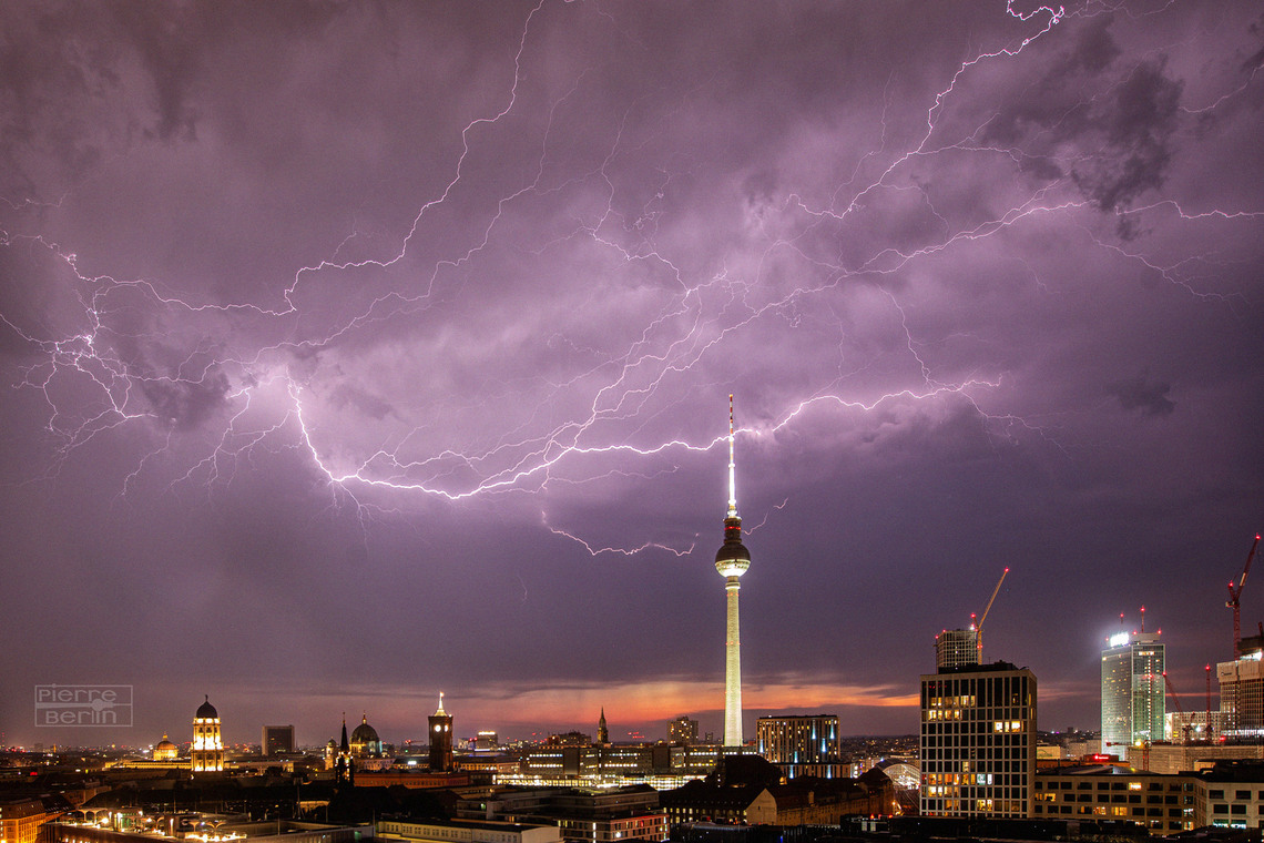 Lightnings during the thunderstorm June 27th 2026